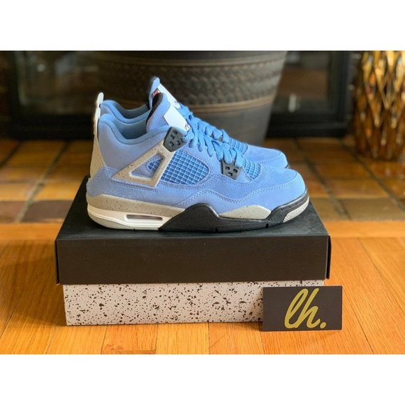 Size 5y Air Jordan Retro 4 "University Blue" - Picture 3 of 5